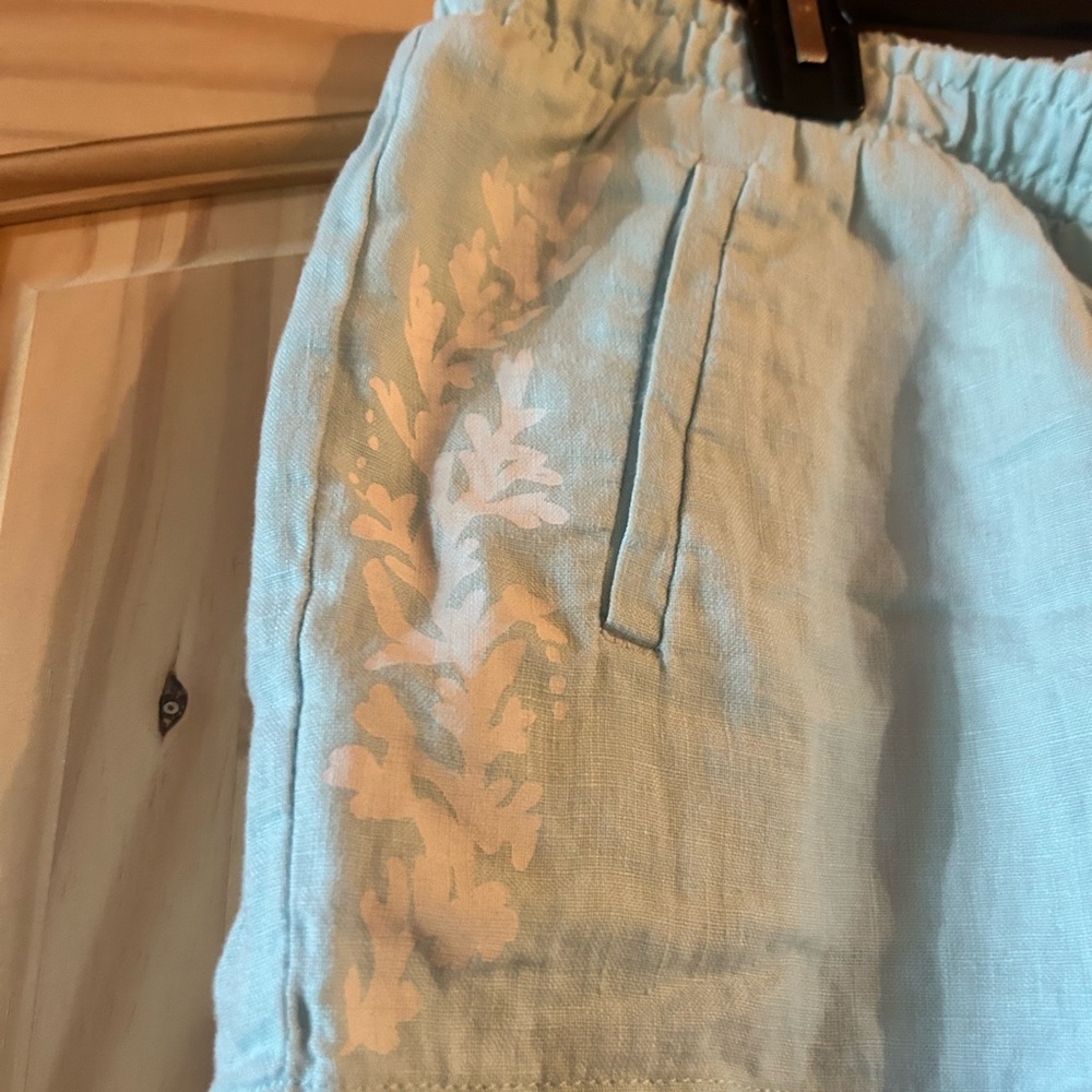 Lilly Pulitzer Light Blue Shorts NWOT - Picture 3 of 5